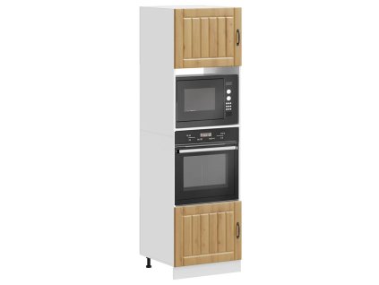 vidaXL Pečící skříňky 2 ks "Lucca" Artisan Dub, dřevěné podlahy