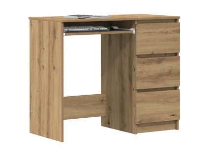 vidaXL Psací stůl dub artisan 90x45x76 cm kompozitní dřevo