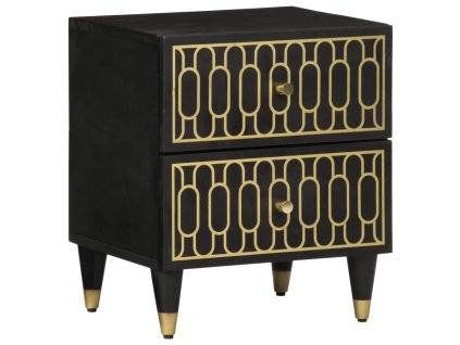 vidaXL Noční stolek 40 x 33 x 46 cm masivní mangovníkové dřevo