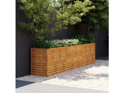 vidaXL Vyvýšený záhon 291 x 50 x 69 cm cortenová ocel