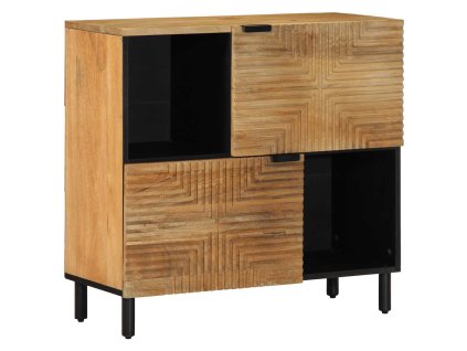 vidaXL Příborník hnědý 80x33x75 cm Masivní dřevo Mango