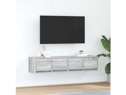 vidaXL TV skříňka šedá sonoma 60x31x25,5 cm kompozitní dřevo