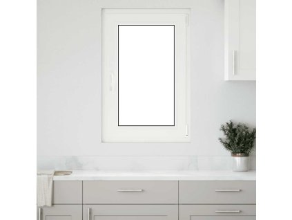 vidaXL Sklepní okno "RISOR" 60x80 cm Sklopné&Otočné DIN pravé Bílé
