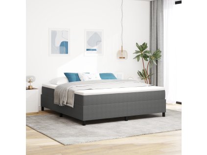 vidaXL Rám platformy Světle šedá 180 x 200 cm textil