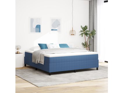 vidaXL Rám platformy Modrá 180 x 200 cm textil