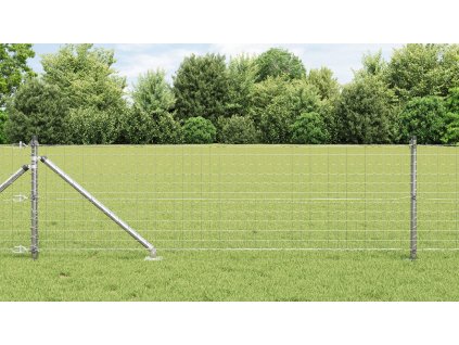 vidaXL Plotový sloupek. 26 pcs Šedá 3,2 x 3,2 x 100 cm