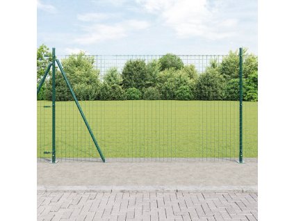 vidaXL Plotový sloupek. Jiný 26 pcs Šedá 3,2 x 3,2 x 83,5 cm Ocel