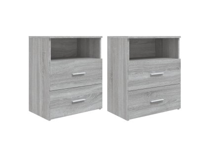 vidaXL Noční stolky 2 ks šedé sonoma 50 x 32 x 60 cm