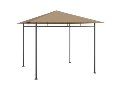 vidaXL Altán 3 x 3 x 2,7 m taupe 180 g/m²