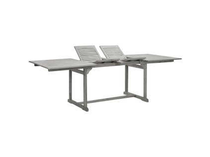 vidaXL Zahradní jídelní stůl (160–240) x 100 x 75 cm masivní akácie