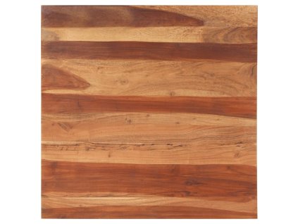 vidaXL Stolní deska masivní akáciové dřevo 25–27 mm 80 x 80 cm