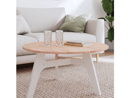 vidaXL Stolní deska Ø 80 x 1,5 cm kulatá masivní bukové dřevo