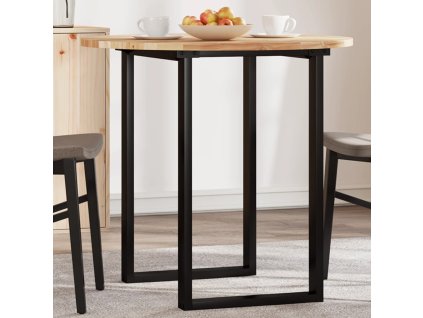 vidaXL Stolní deska kulatá Ø 80 x 2 cm masivní akáciové dřevo