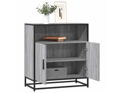 vidaXL Příborník šedý sonoma 68x35x76 cm kompozitní dřevo
