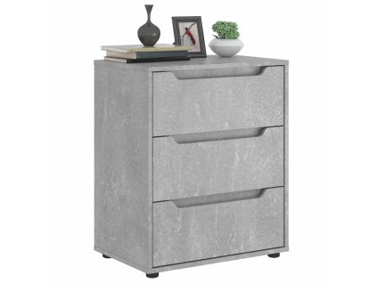 vidaXL Příborník VISNES betonově šedá 60x40x73 cm kompozitní dřevo