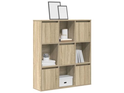 vidaXL Knihovna dub sonoma 89x24x101,5 cm kompozitní dřevo