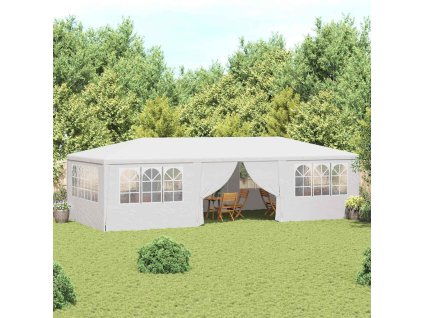 vidaXL Profesionální party stan s bočnicemi 4 x 9 m bílý 90 g/m²
