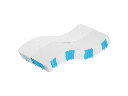 vidaXL Taštičková pružinová matrace středně tvrdá 120 x 200 cm