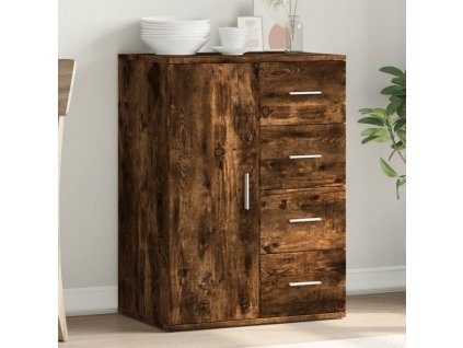 vidaXL Příborník kouřový dub 59 x 39 x 80 cm kompozitní dřevo