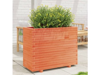 vidaXL Zahradní truhlík voskově hnědý 90x40x72,5 cm masivní borovice
