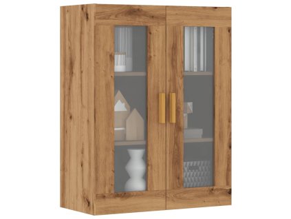 vidaXL Závěsná nástěnná skříňka dub artisan 69,5 x 34 x 90 cm