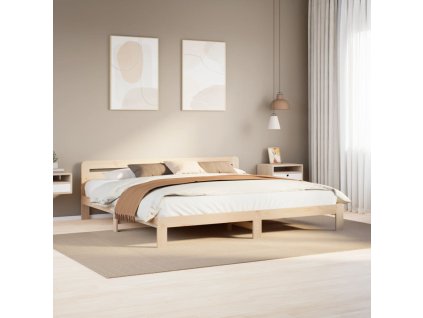 vidaXL Postel bez matrace 180 x 200 cm masivní borovice