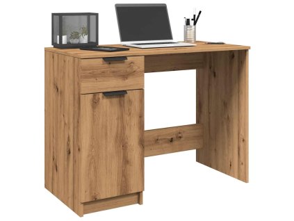vidaXL Psací stůl dub artisan 100 x 50 x 75 cm kompozitní dřevo