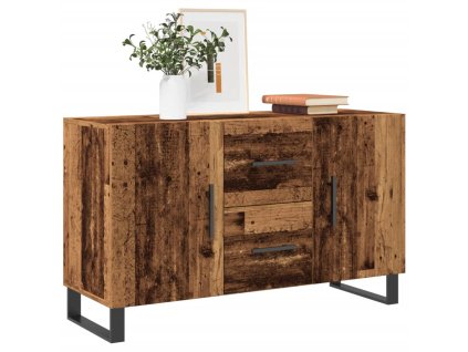 vidaXL Příborník old wood 100 x 36 x 60 cm kompozitní dřevo