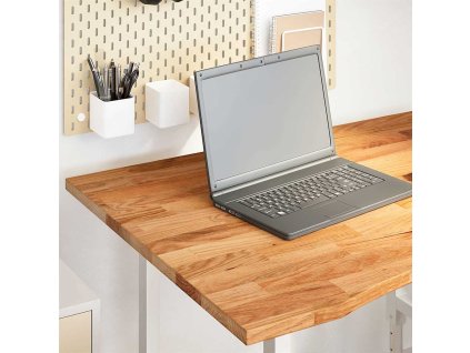 vidaXL Stolní deska světle hnědá 100x80x2,5 cm dub obdélníkový