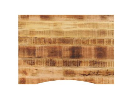 vidaXL Stolní deska s výřezem 110x80x2,5 cm masivní hrubý mangovník