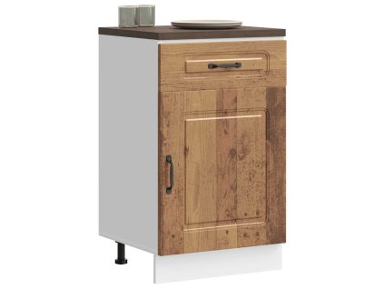 vidaXL Kuchyňská spodní skříňka "Kalmar" staré dřevo kompozitní