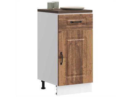 vidaXL Kuchyňská spodní skříňka "Kalmar" staré dřevo kompozitní