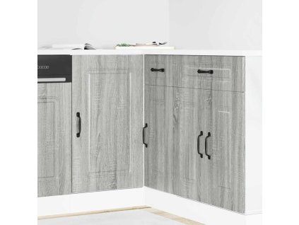 vidaXL Kuchyňská spodní skříňka "Kalmar" šedý sonoma kompozitní