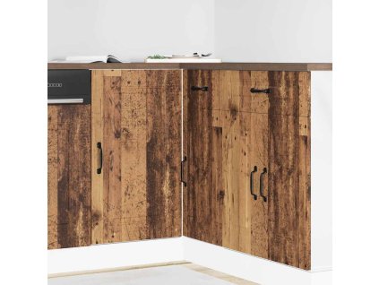 vidaXL Kuchyňská spodní skříňka "Kalmar" staré dřevo kompozitní