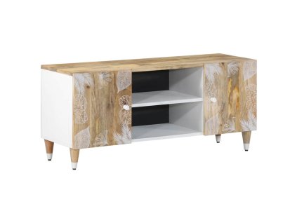 vidaXL TV skříňka 105x33,5x46 cm masivní mangovníkové dřevo