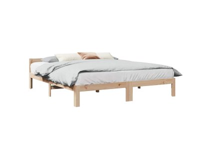 vidaXL Postel bez matrace 160 x 200 cm masivní borovice