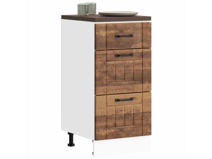 vidaXL Kuchyňská spodní skříňka "Lucca" staré dřevo kompozitní dřevo