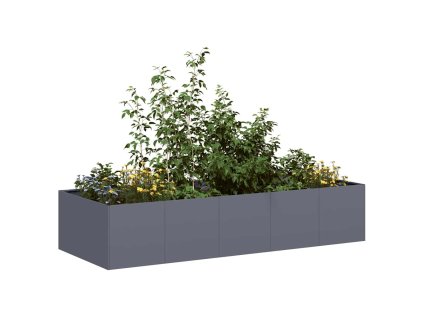 vidaXL Truhlík antracitový 200x80x40 cm ocel