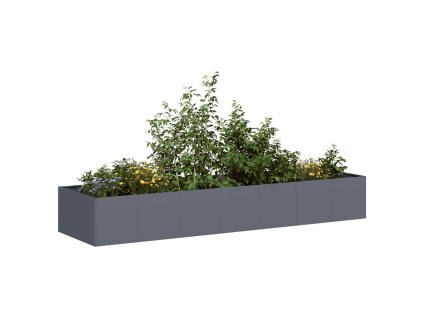 vidaXL Truhlík antracitový 280x80x40 cm ocel