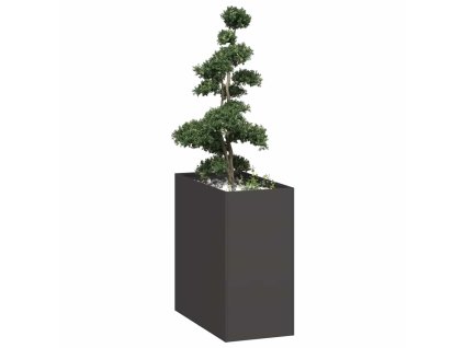 vidaXL Truhlík černý 40x80x80 cm ocel