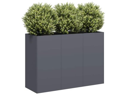 vidaXL Truhlík antracitový 120x40x80 cm ocel válcovaná za studena