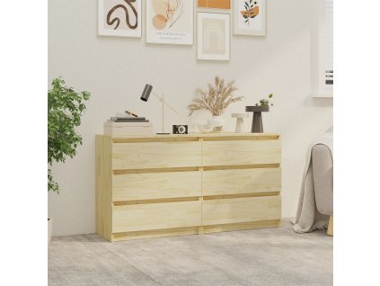 vidaXL Noční stolky 2 ks 60 x 36 x 64 cm masivní borovice