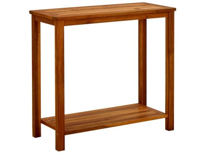 vidaXL Zahradní konzolový stolek 80x35x75 cm masivní akáciové dřevo