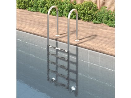 vidaXL Bazénový žebřík 54 x 38 x 211 cm nerezová ocel 304