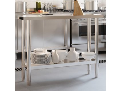 vidaXL Kuchyňský pracovní stůl 110 x 30 x 85 cm nerezová ocel