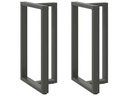 vidaXL Nohy barového stolu ve tvaru T, 2 ks, antracitové, 60 x 35 x (100-101) cm, ocel