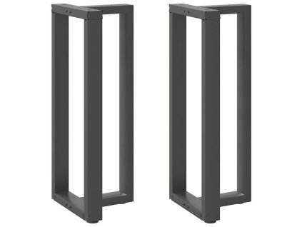 vidaXL Nohy barového stolu ve tvaru T 2 ks antracitové 40 x 35 x (100-101) cm ocelové
