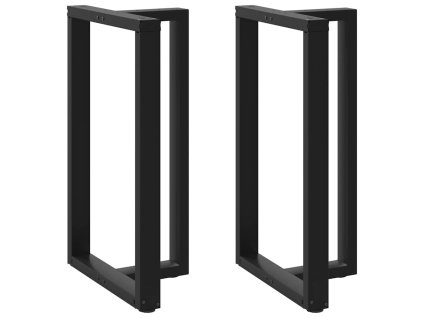 vidaXL Nohy barového stolu ve tvaru T, 2 ks, černé, 60 x 35 x (100-101) cm, ocel