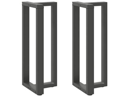 vidaXL Nohy barového stolu ve tvaru T, 2 ks, antracitové, 50 x 35 x (100-101) cm, ocel