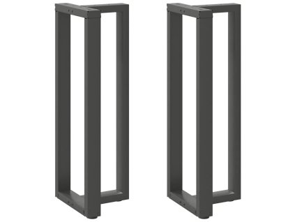 vidaXL Nohy barového stolu ve tvaru T 2 ks antracitové 40 x 35 x (110-111) cm ocelové